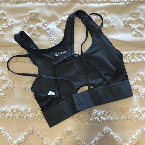 Small Adidas Set. Leggings-Bra-Cropped Baby Tee - Picture 3 of 7